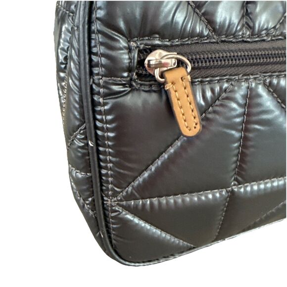 Twelvelittle Diaper Clutch Crossbody Diaper Bag Quilted‎ Metallic Gray - Picture 5 of 16